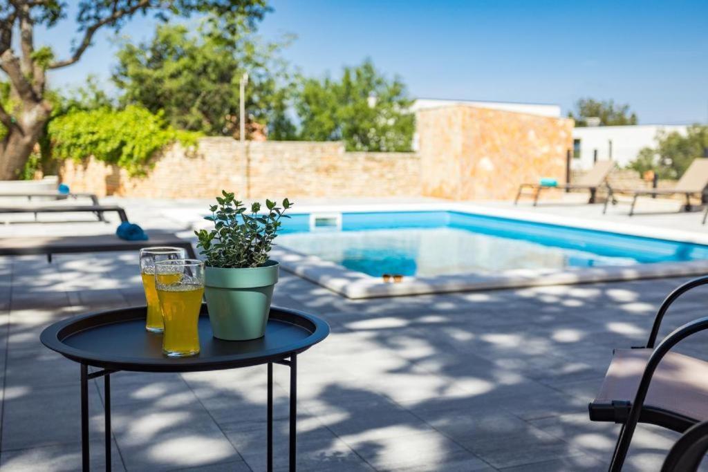 Cesare Apartment, With Swimming Pool And Sea View Liznjan Exterior photo
